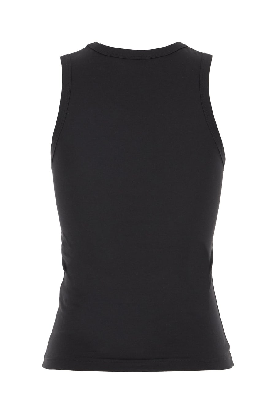 LANVIN Top in cotone nero, view 2
