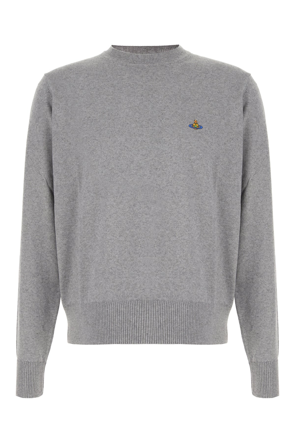 Vivienne Westwood Maglione in misto cotone grigio