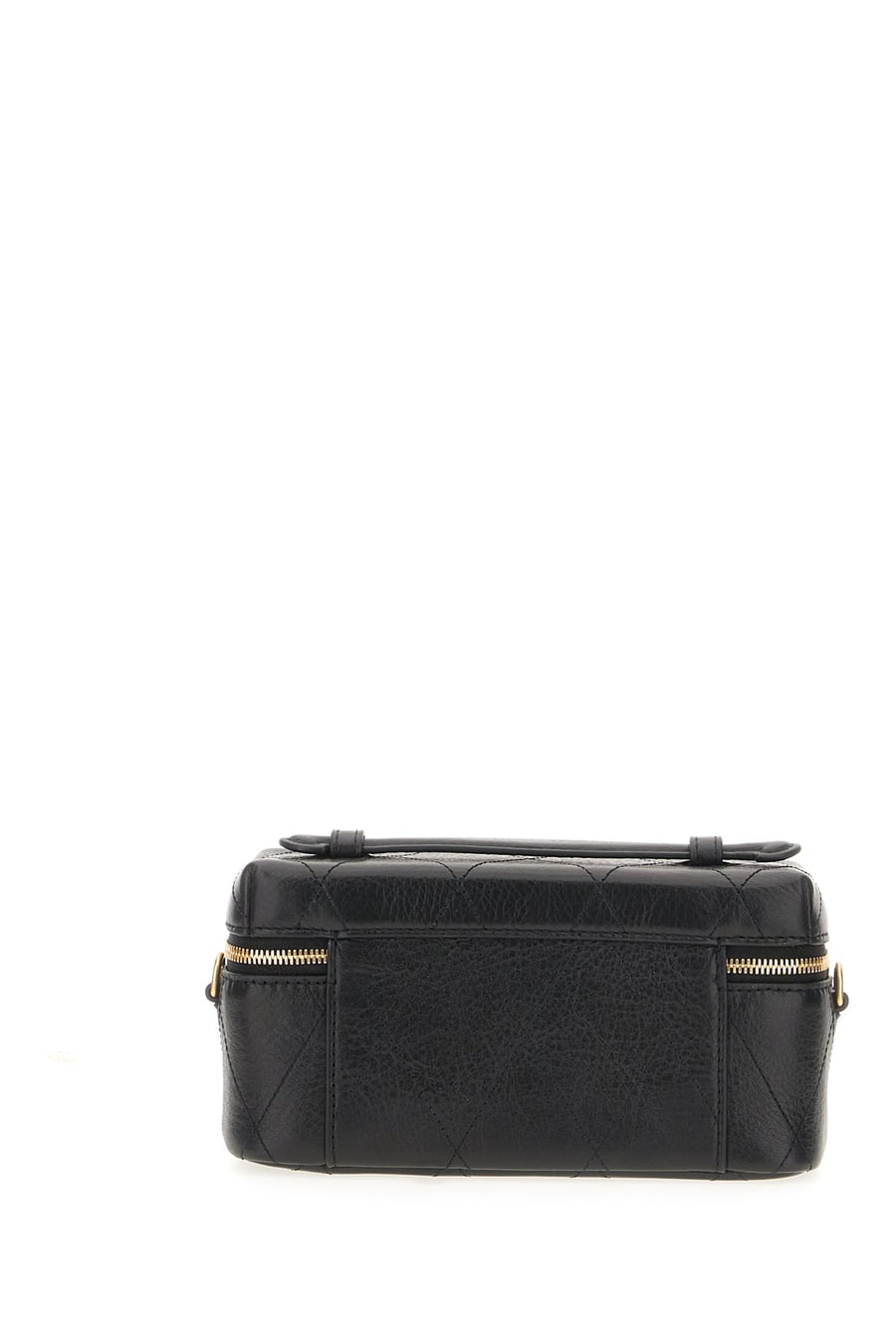 Tory Burch Beauty case in pelle nera, view 3