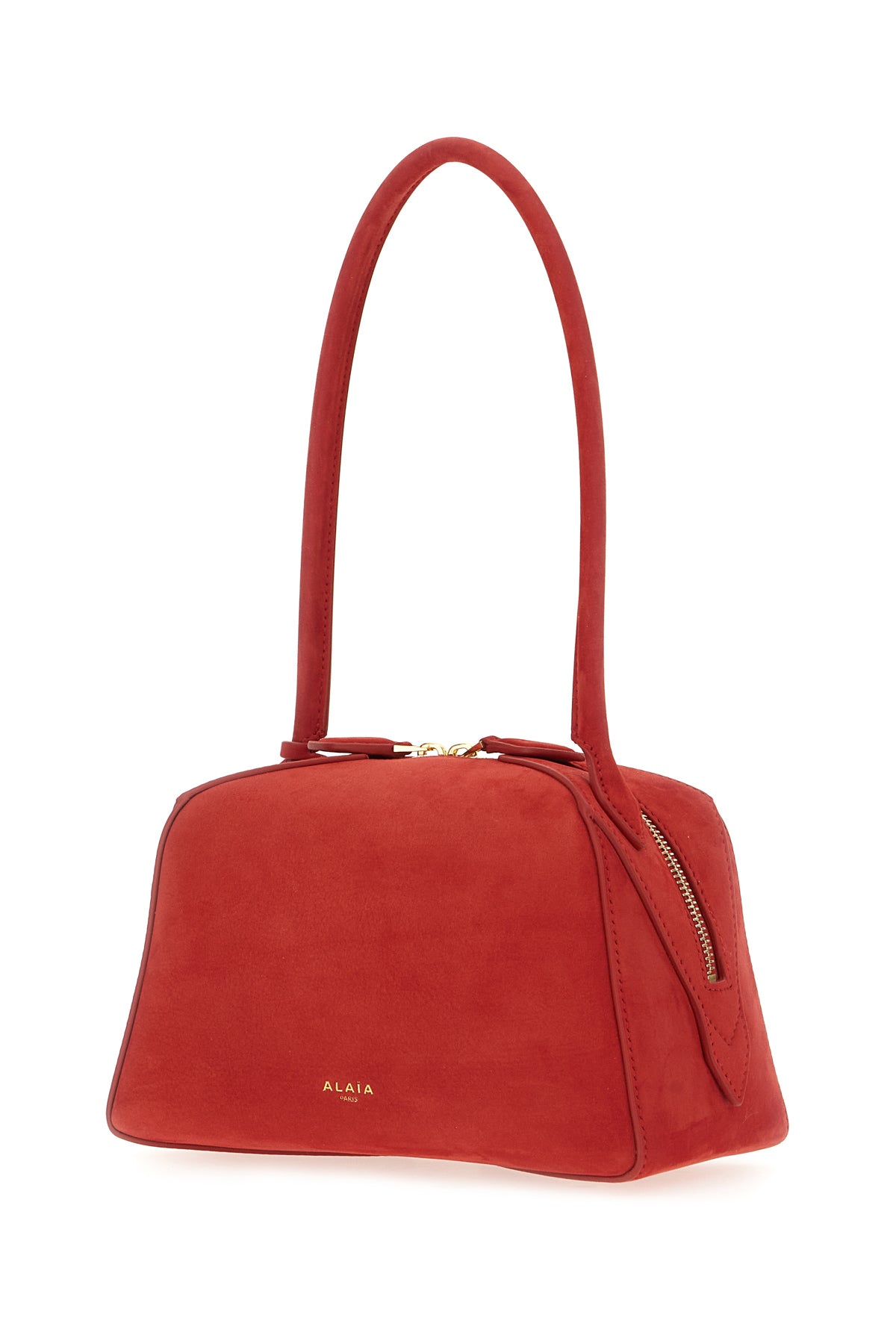 Alaïa Borsa a spalla in pelle rossa, view 2