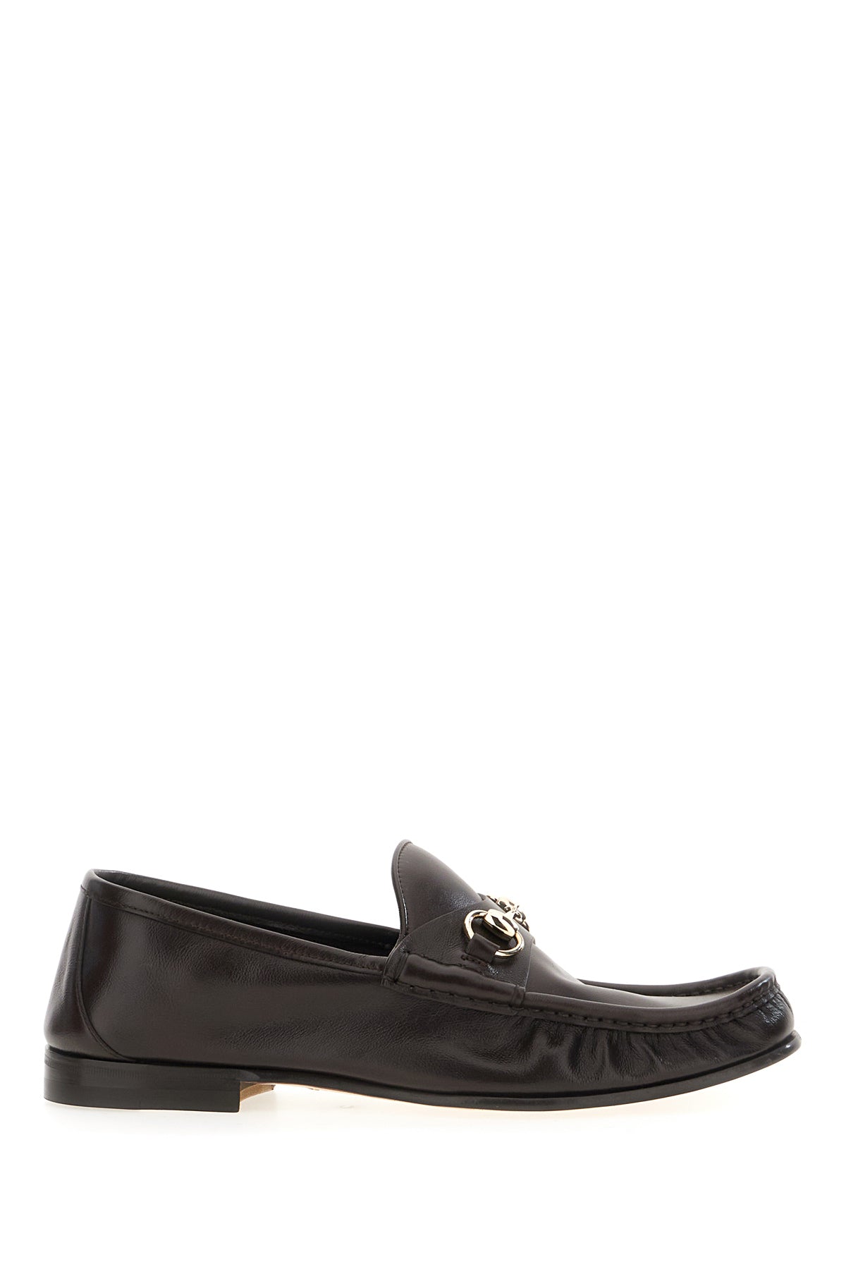Gucci Mocassini in pelle testa di moro