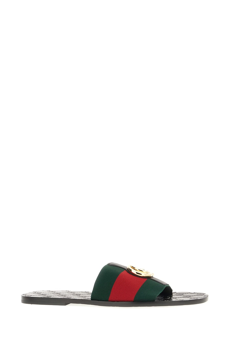 Gucci Slippers in pelle multicolor, view 2