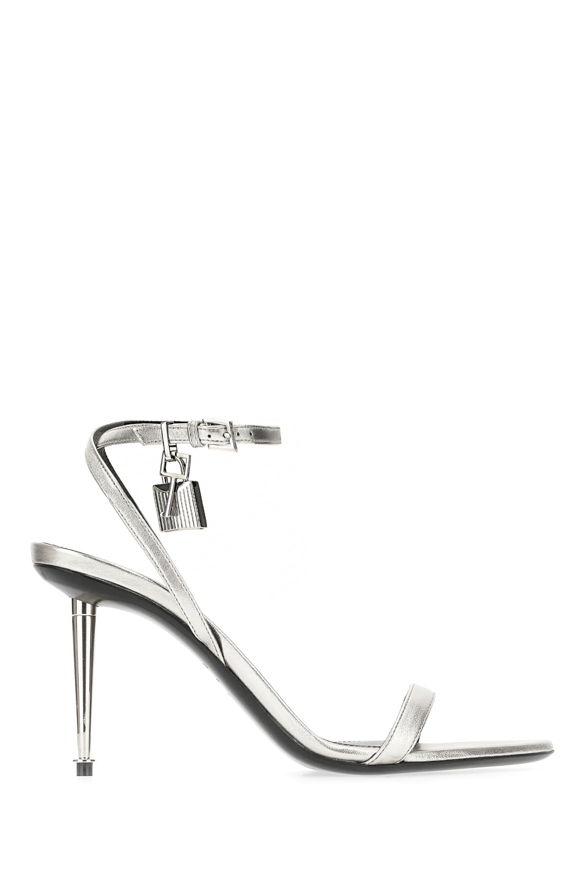Tom Ford Sandali in pelle argento