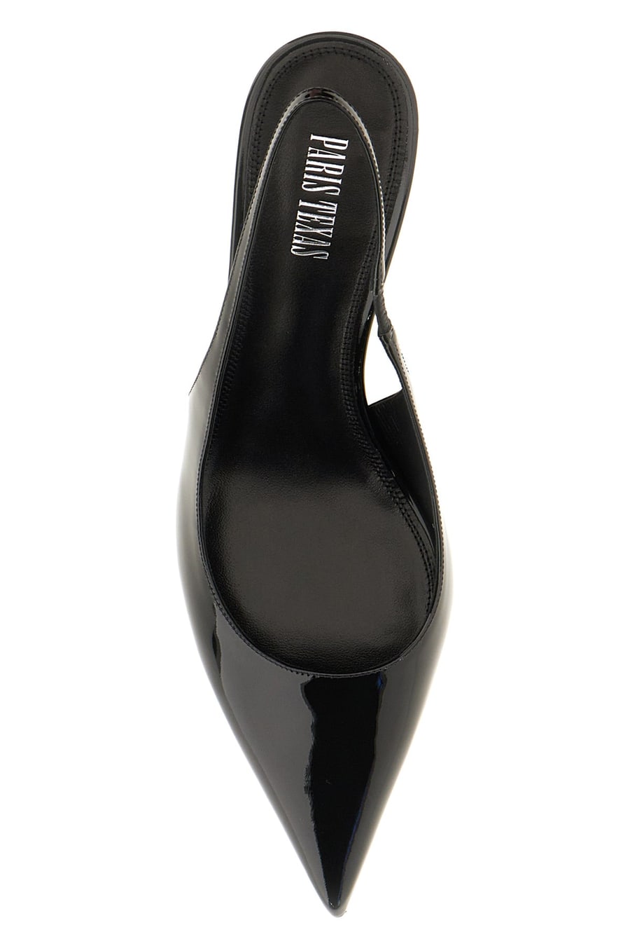 PARIS TEXAS Scarpe con tacco Lidia in pelle nera, view 4