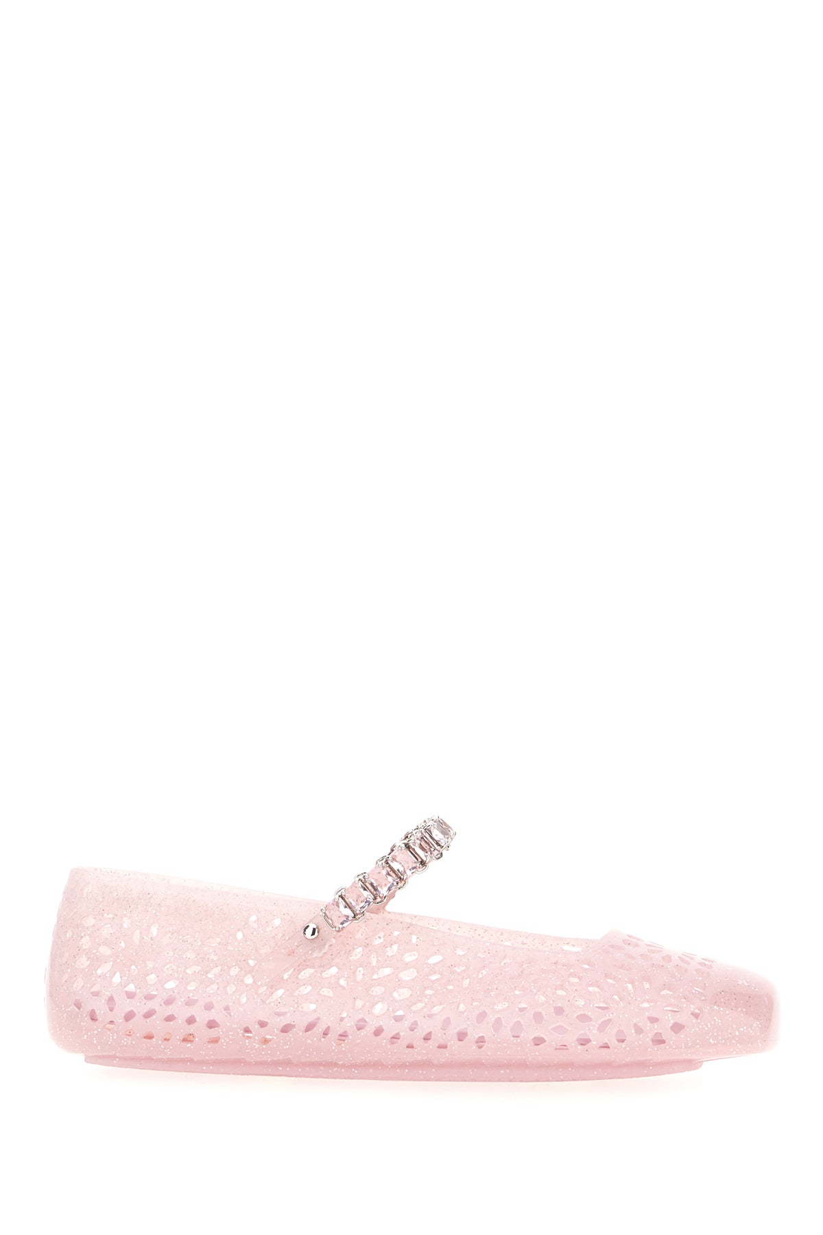 Jimmy Choo Ballerine Jelly in gomma rosa