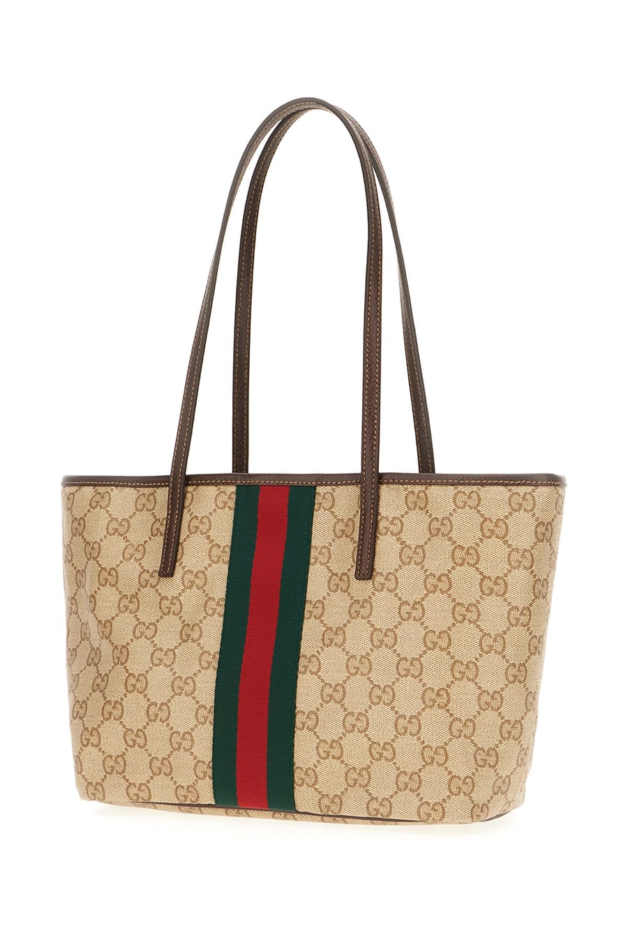 Gucci Borsa shopping Gucci Tribeca piccola in tela stampata, view 2