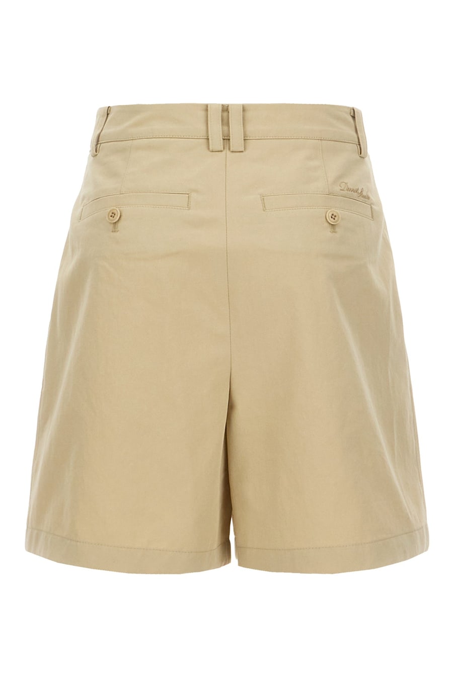 DUNST Bermuda in misto cotone beige, view 2