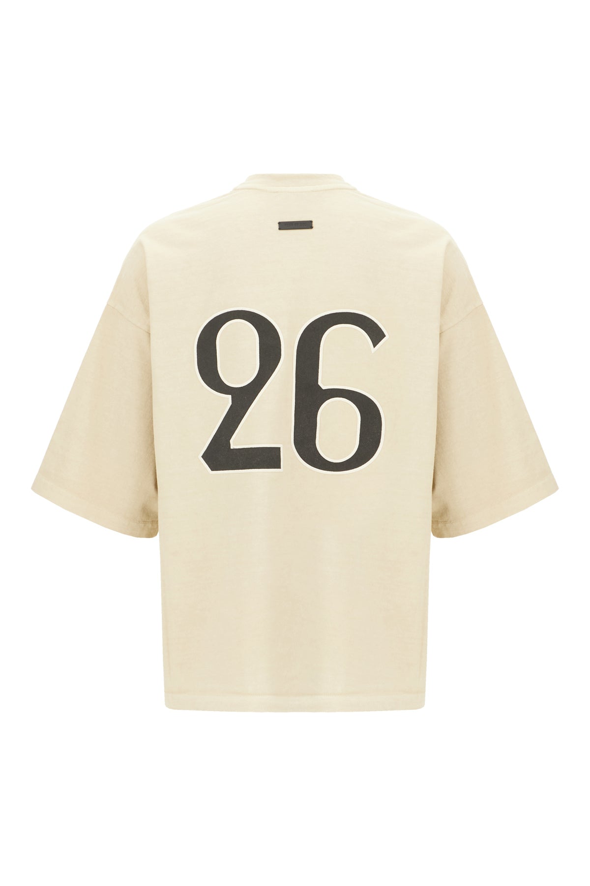Fear of God T-shirt in cotone beige, view 2