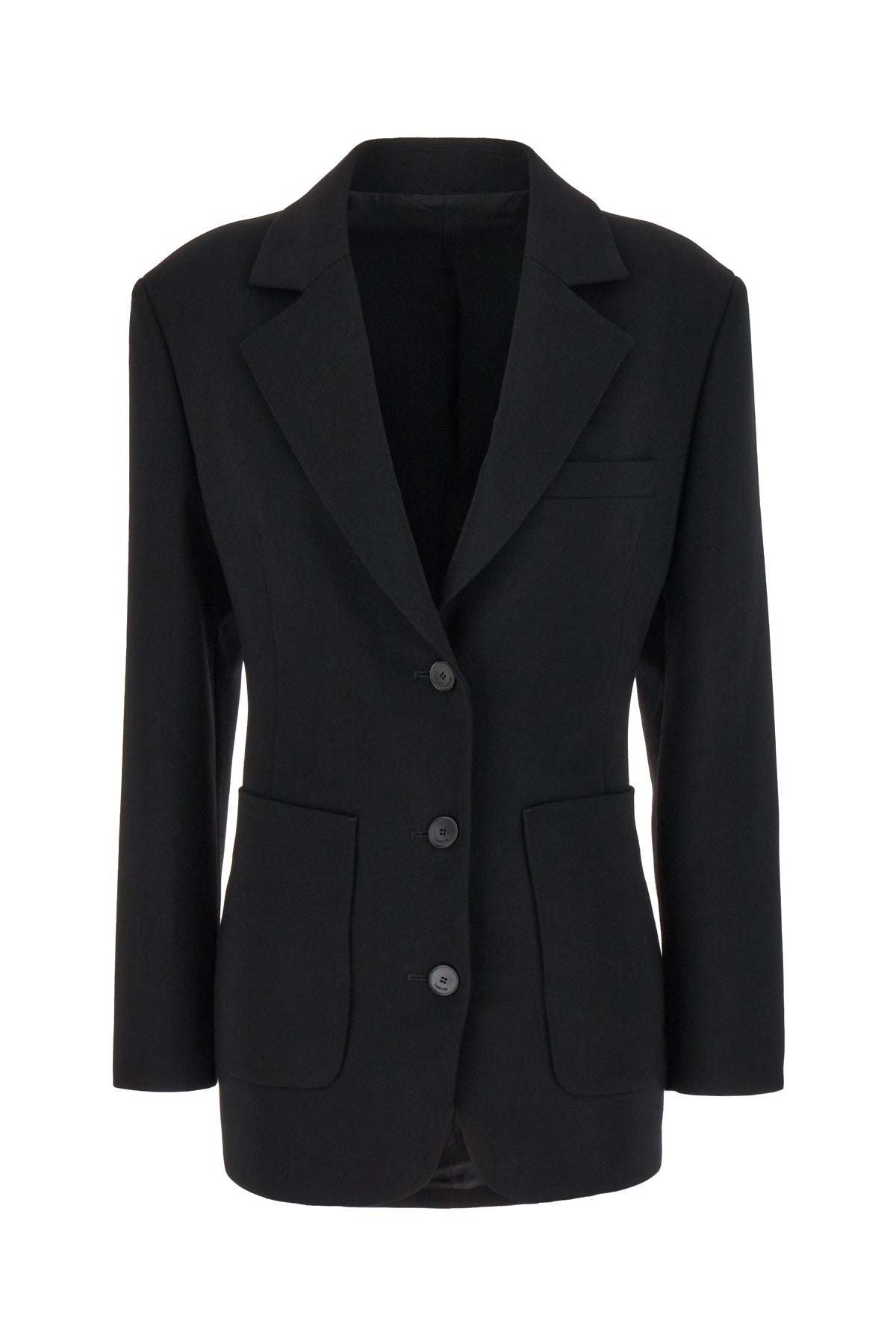 LANVIN Giacca in misto lana stretch nera