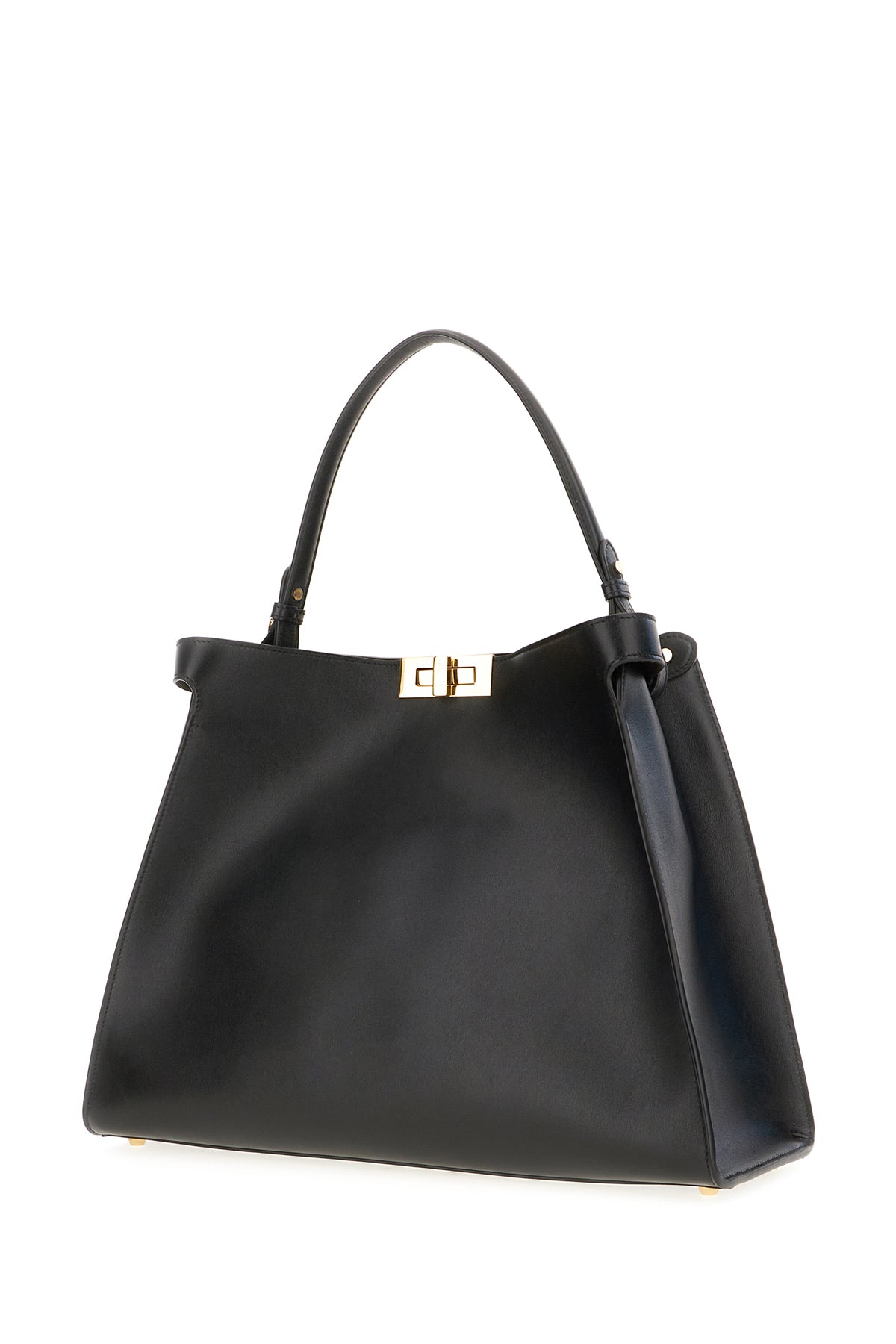 Fendi Borsa a spalla Fendi Way grande in pelle nera, view 2