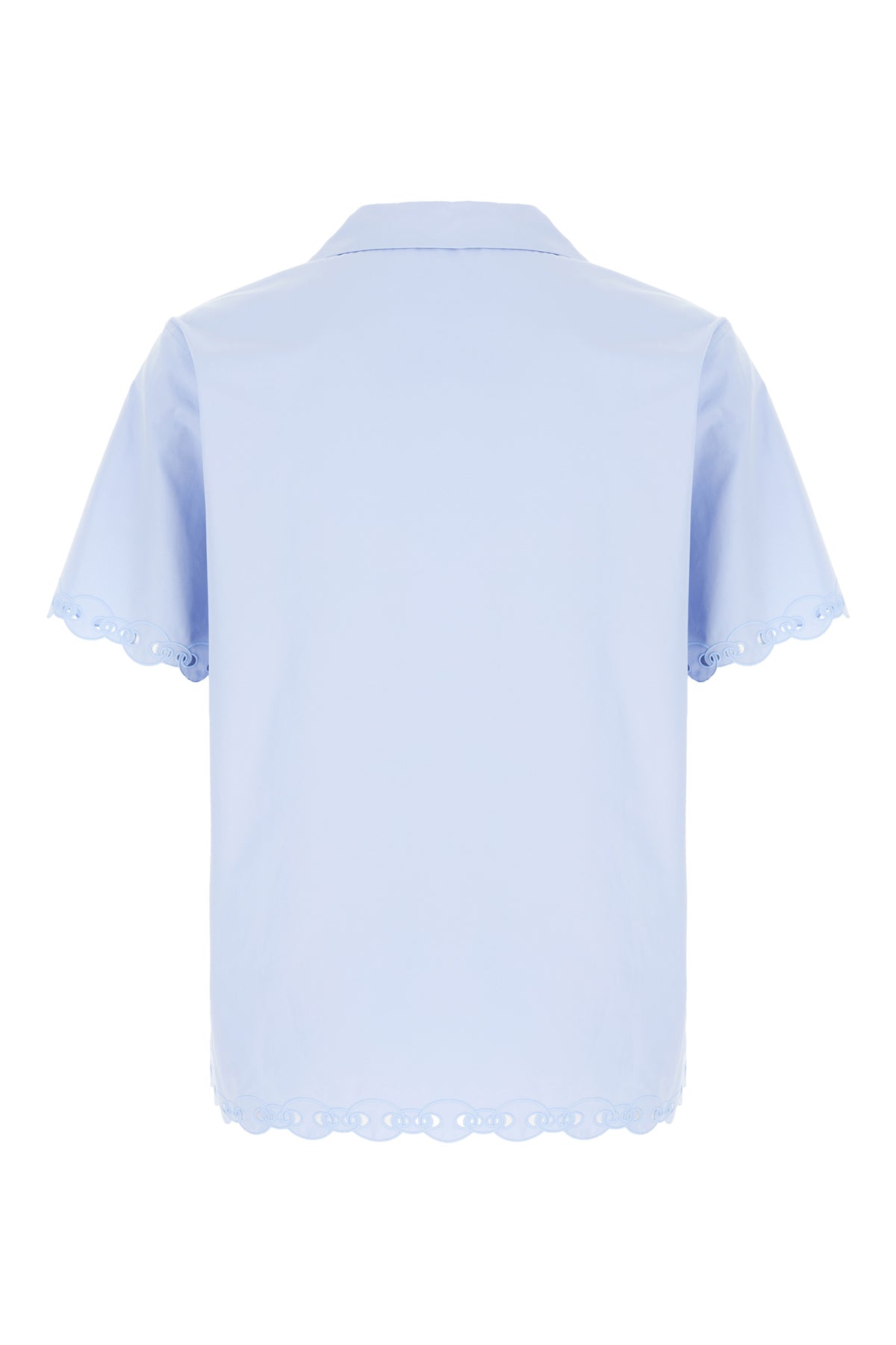 Gucci Camicia in popeline azzurro, view 2