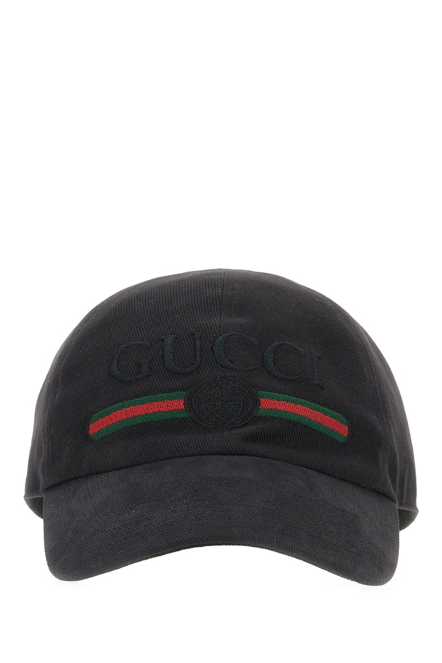 Gucci Cappello da baseball in cotone nero
