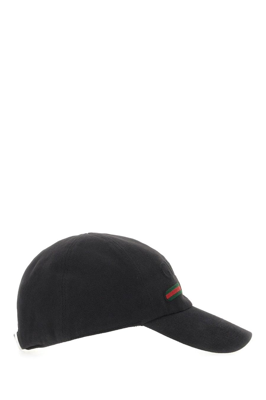Gucci Cappello da baseball in cotone nero, view 2