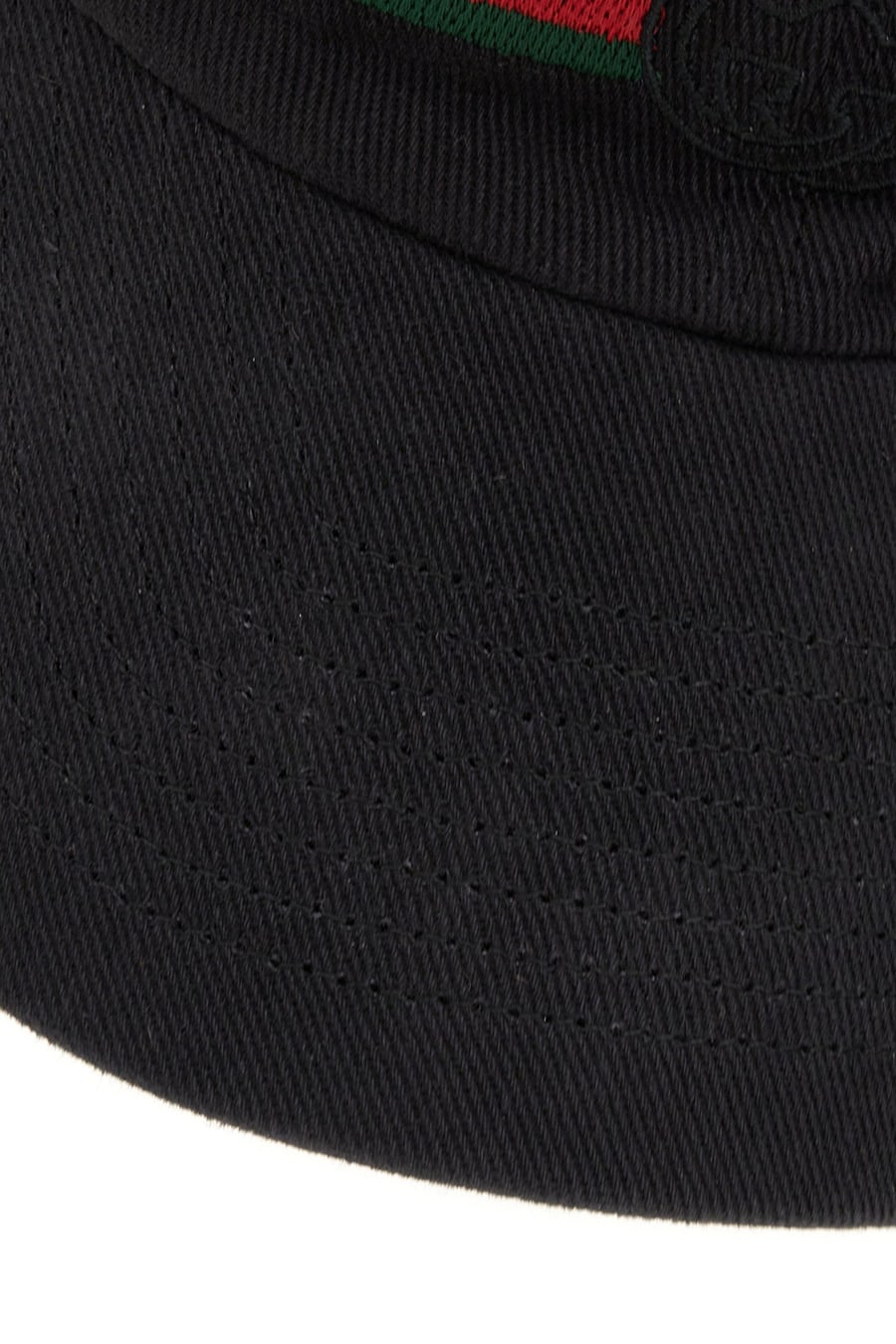 Gucci Cappello da baseball in cotone nero, view 4