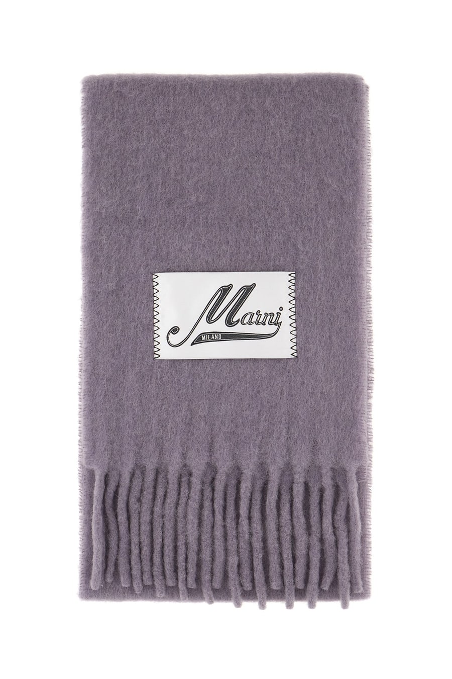 Marni Sciarpa in misto alpaca malva