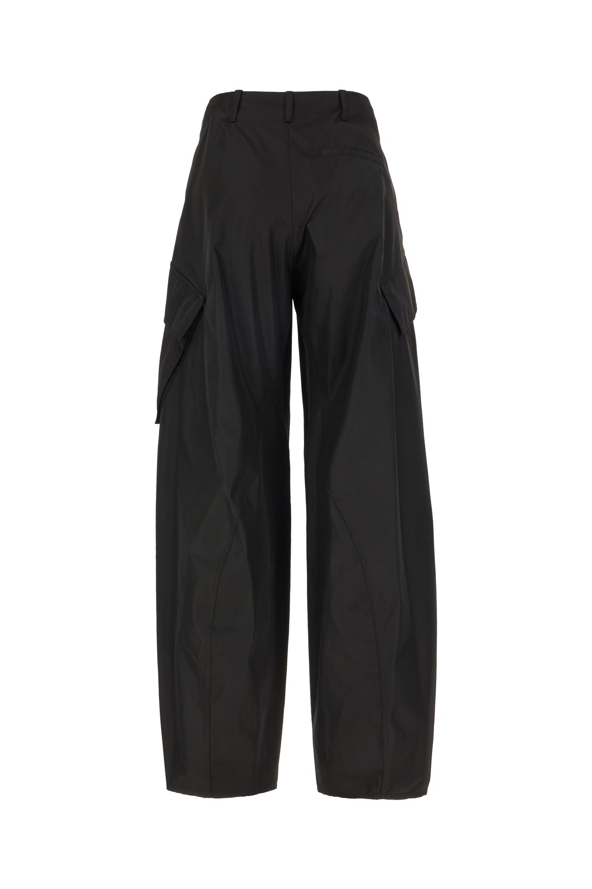 Alaïa Pantalone cargo in misto nylon nero, view 2