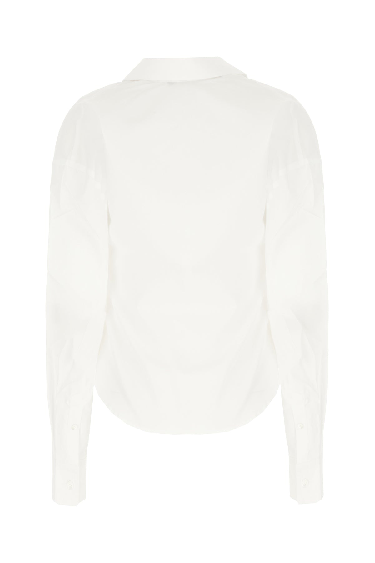 VIKTOR & ROLF Camicia in popeline bianco, view 2