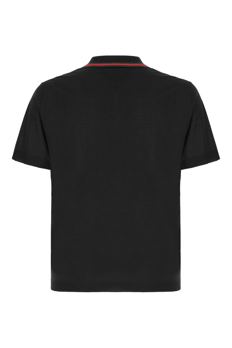 Gucci Polo in piquet nero, view 5