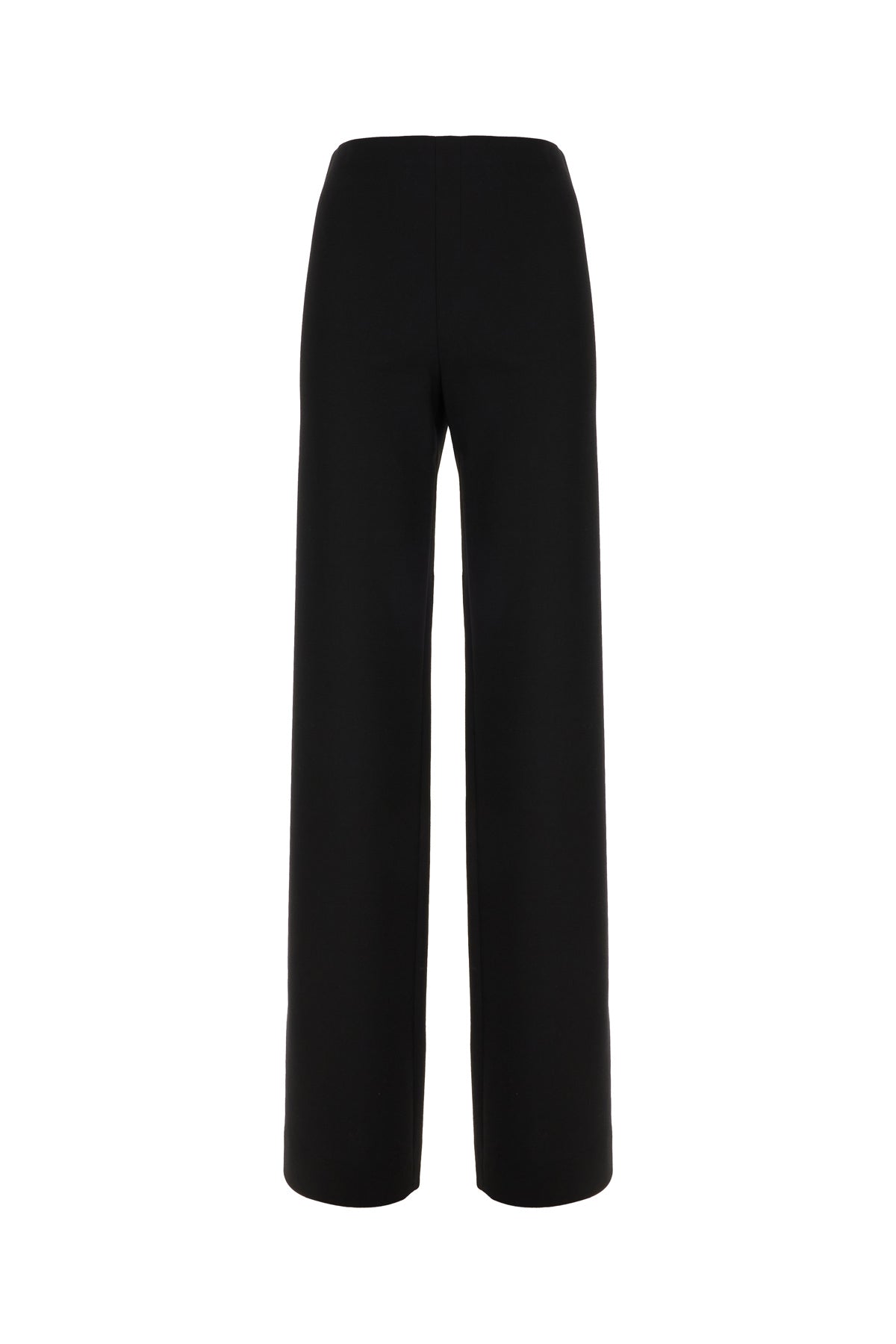 Gucci Pantalone dalla gamba ampia in misto lana stretch nera