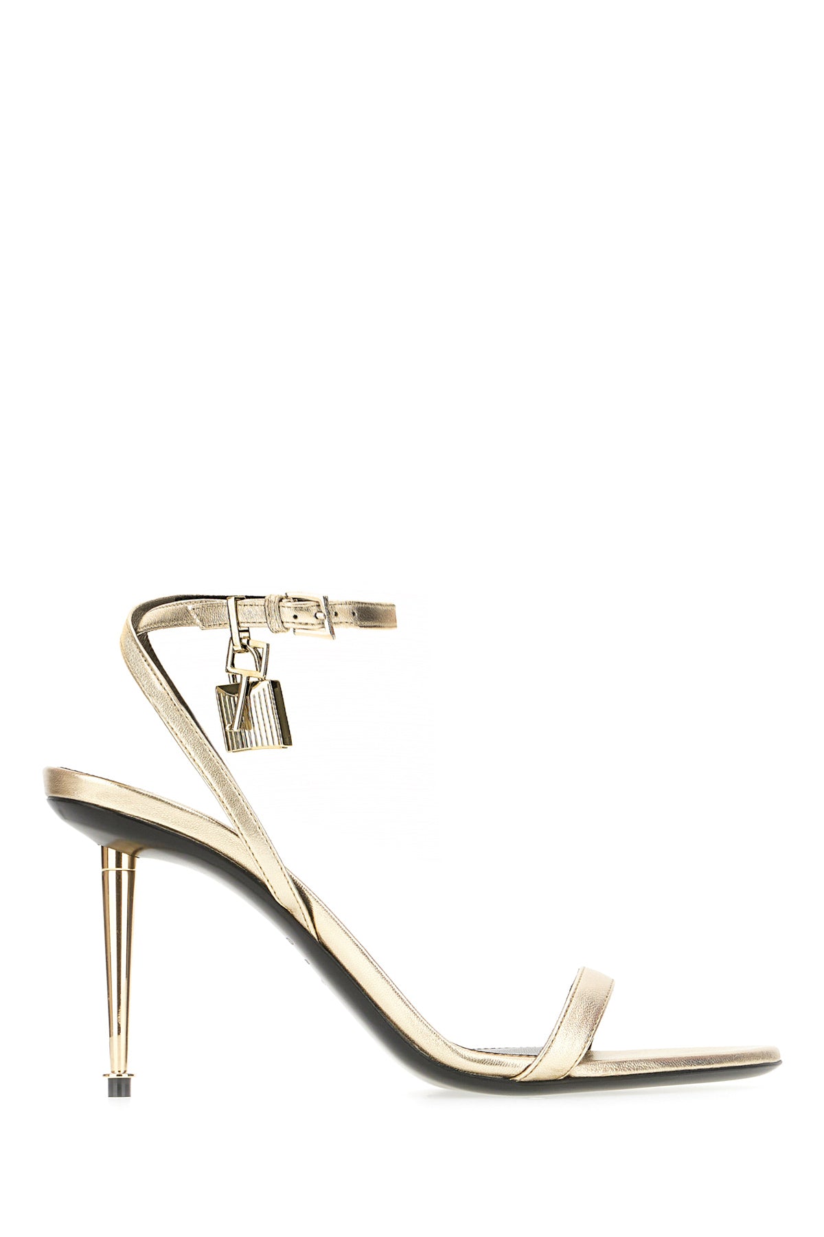 Tom Ford Sandali in pelle platino