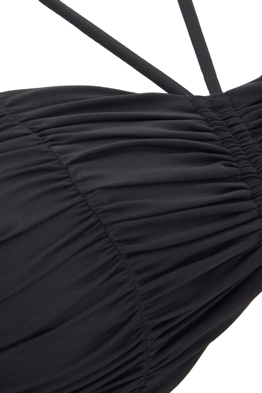 ANAMI Top bikini in nylon stretch nero, view 3