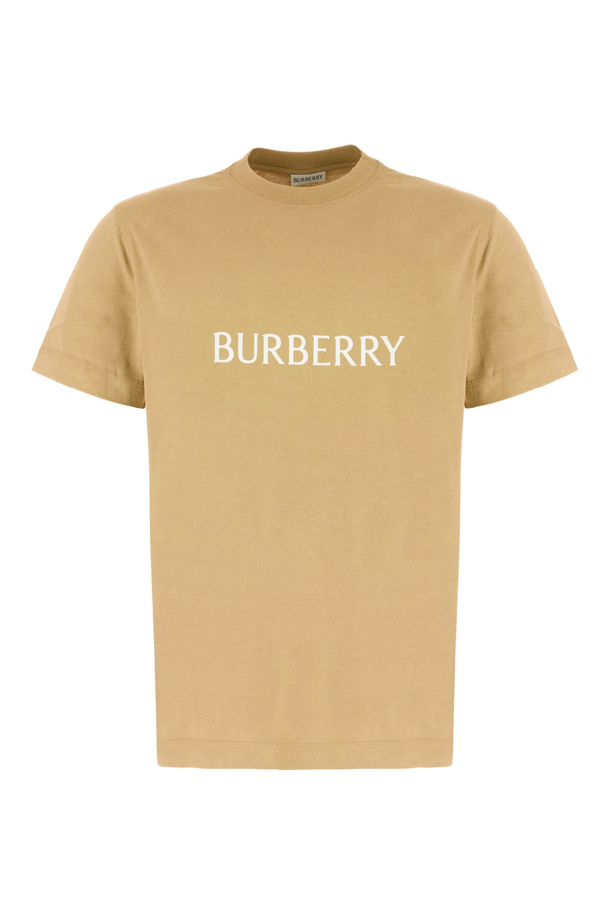Burberry T-shirt in cotone beige