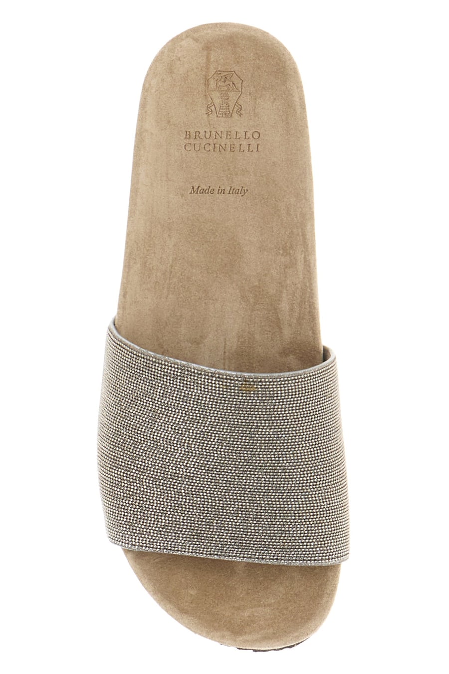 Brunello Cucinelli Slippers in pelle decorata, view 4