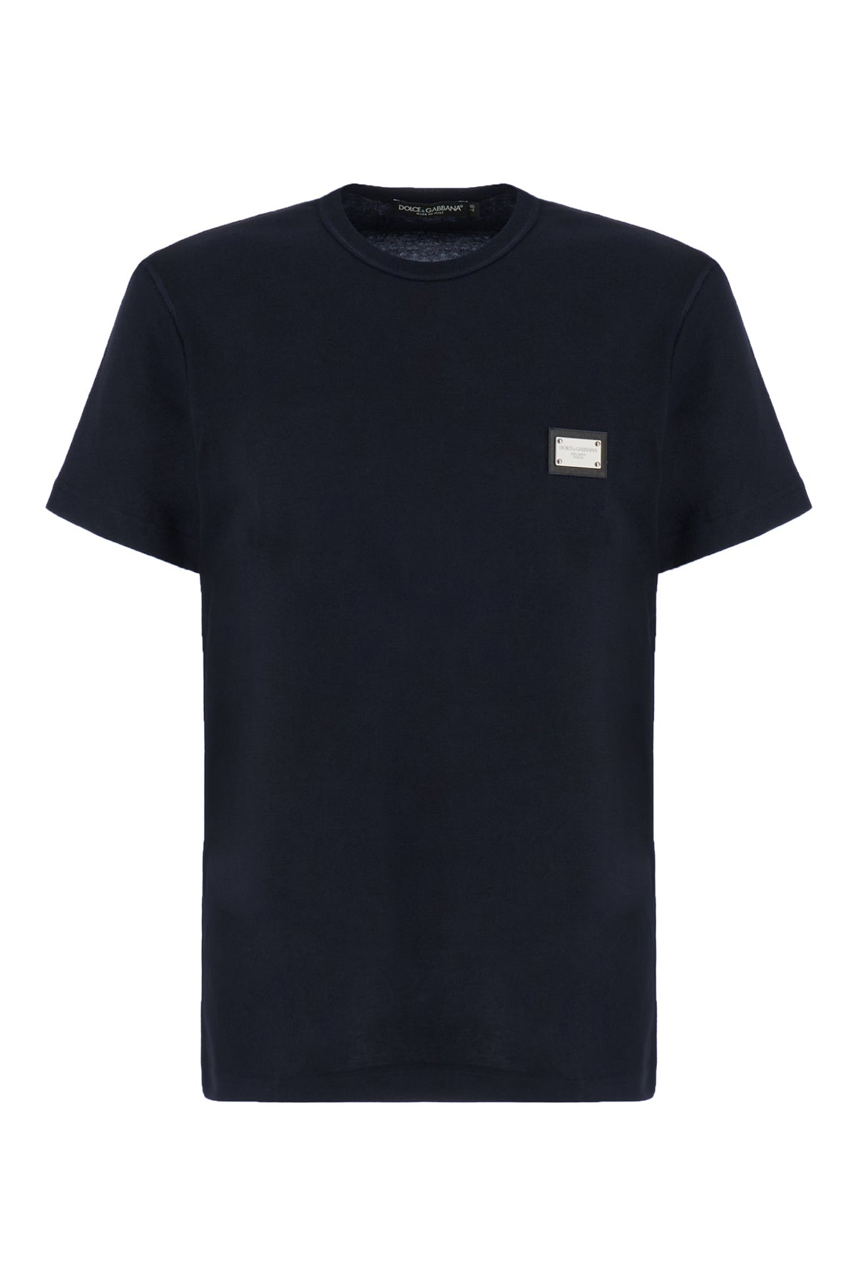 Dolce & Gabbana T-shirt in cotone blu notte