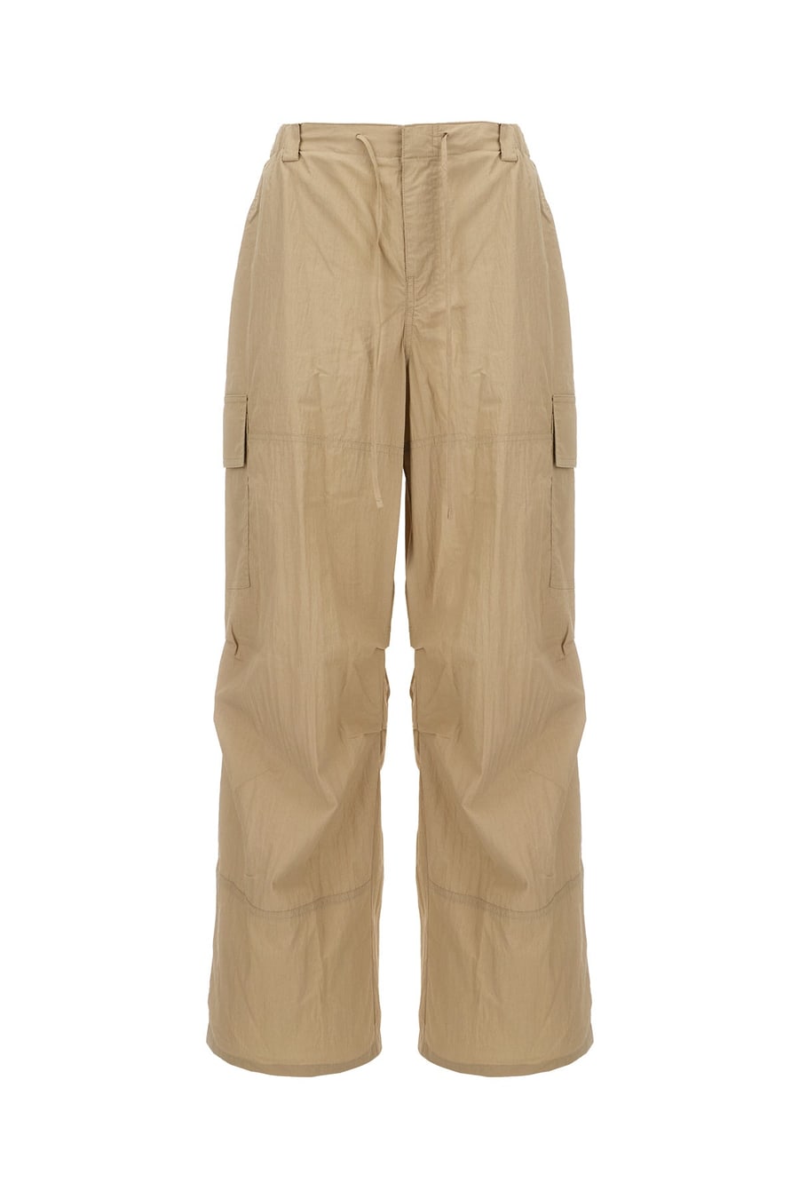 DUNST Pantalone cargo in misto cotone beige