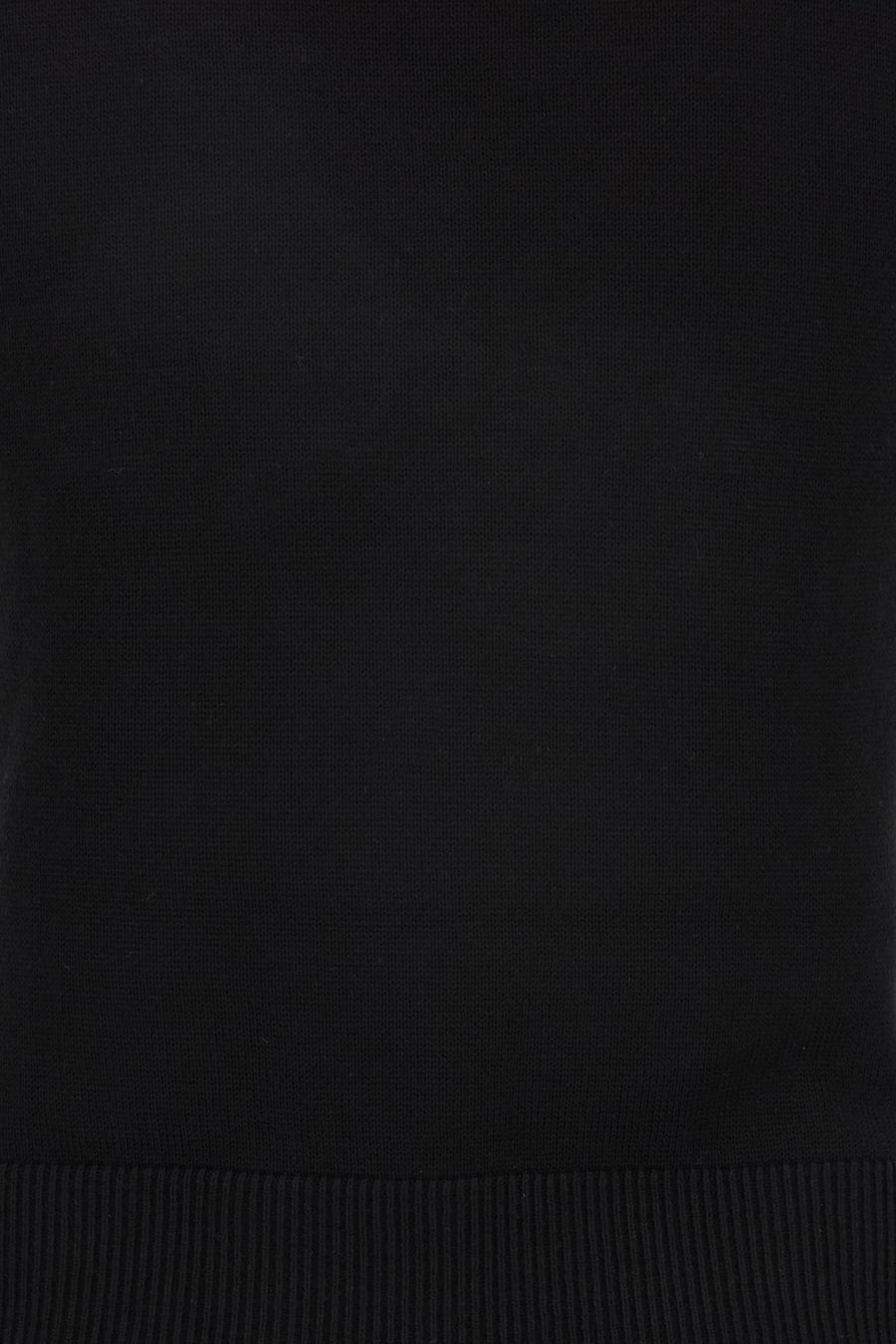 HUGO BOSS Top in misto viscosa nera, view 3
