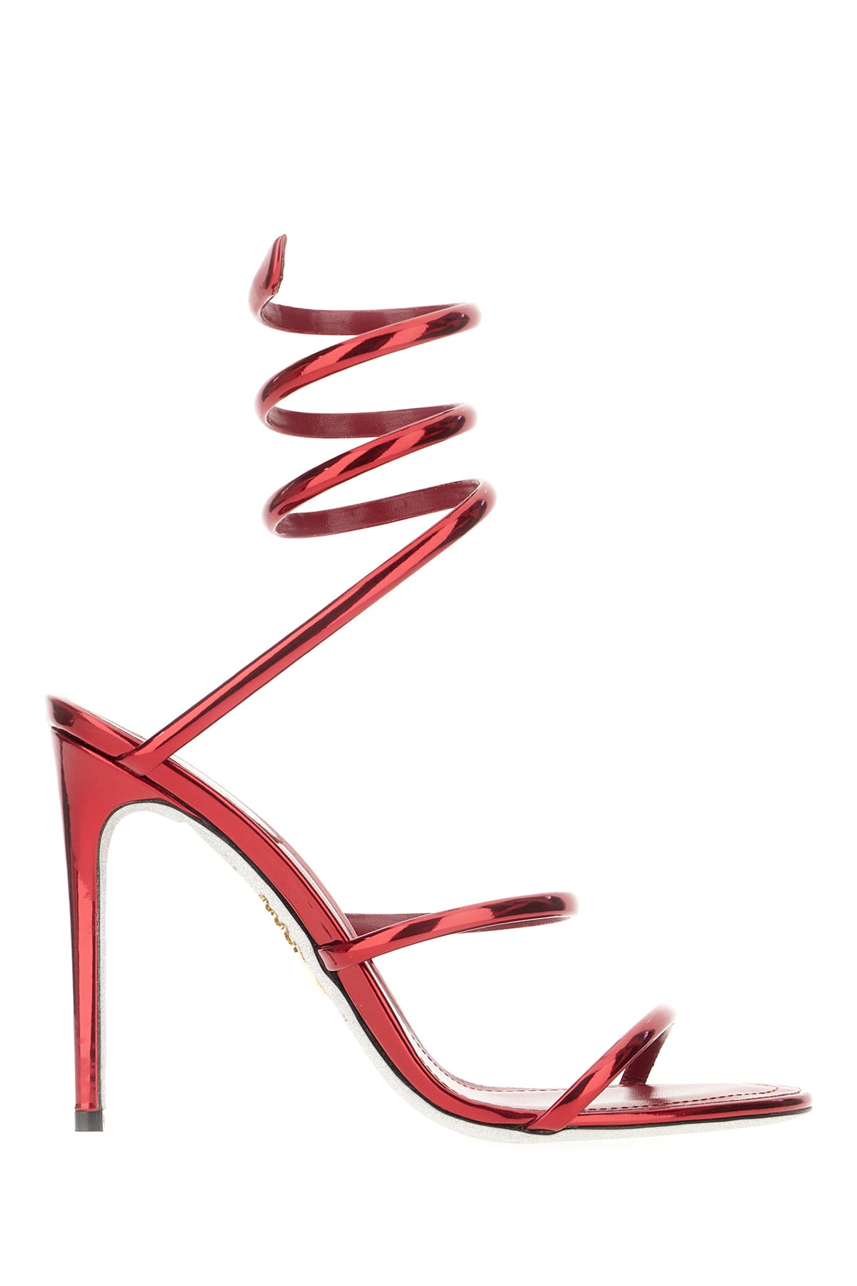 RENE' CAOVILLA Sandali Cleo in pelle rossa