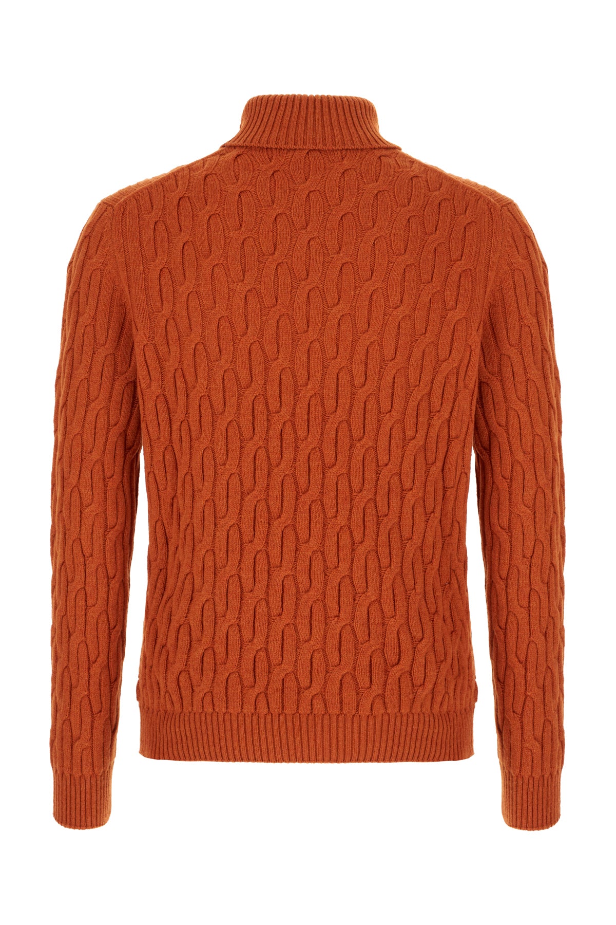 ZANONE Maglione in lana arancione, view 2
