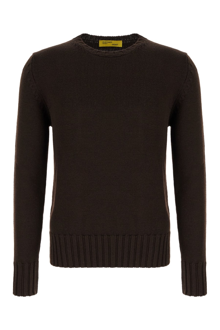 CUSTOMER LOVERS Maglione in lana testa di moro