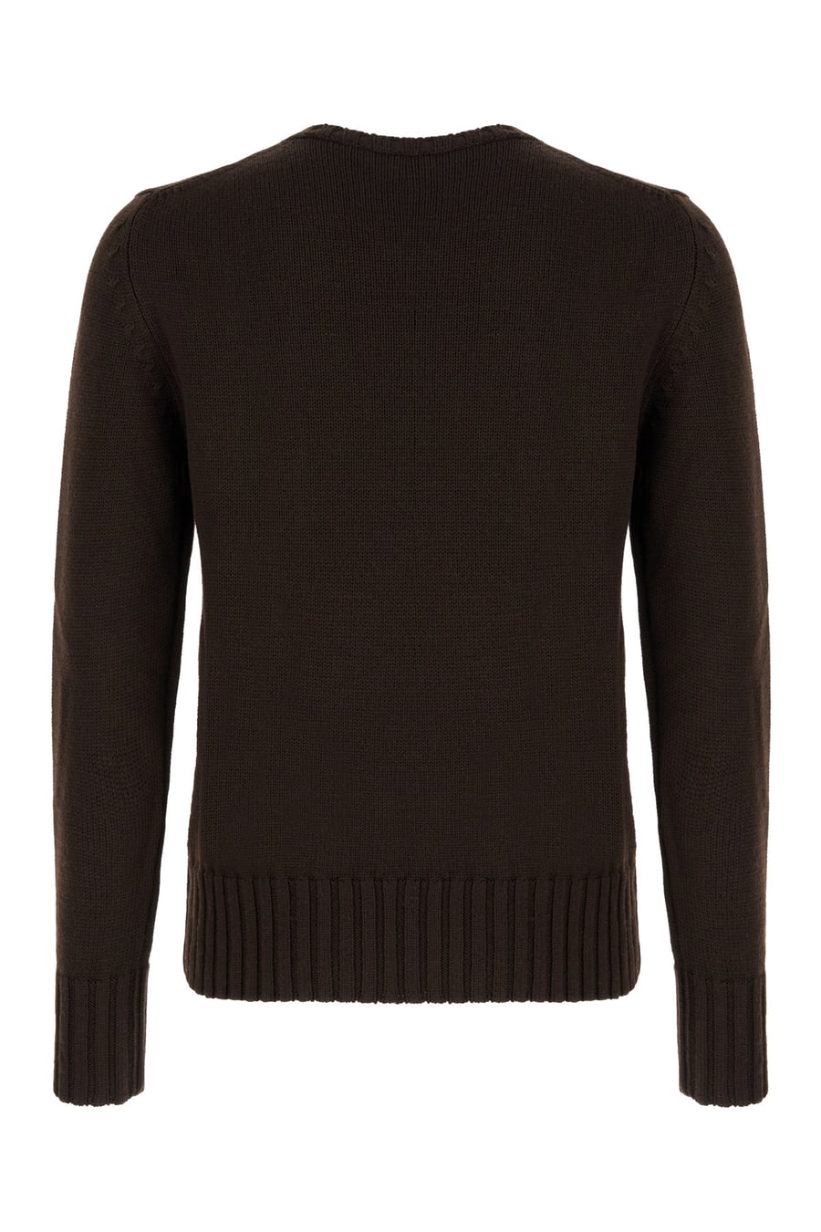CUSTOMER LOVERS Maglione in lana testa di moro, view 2