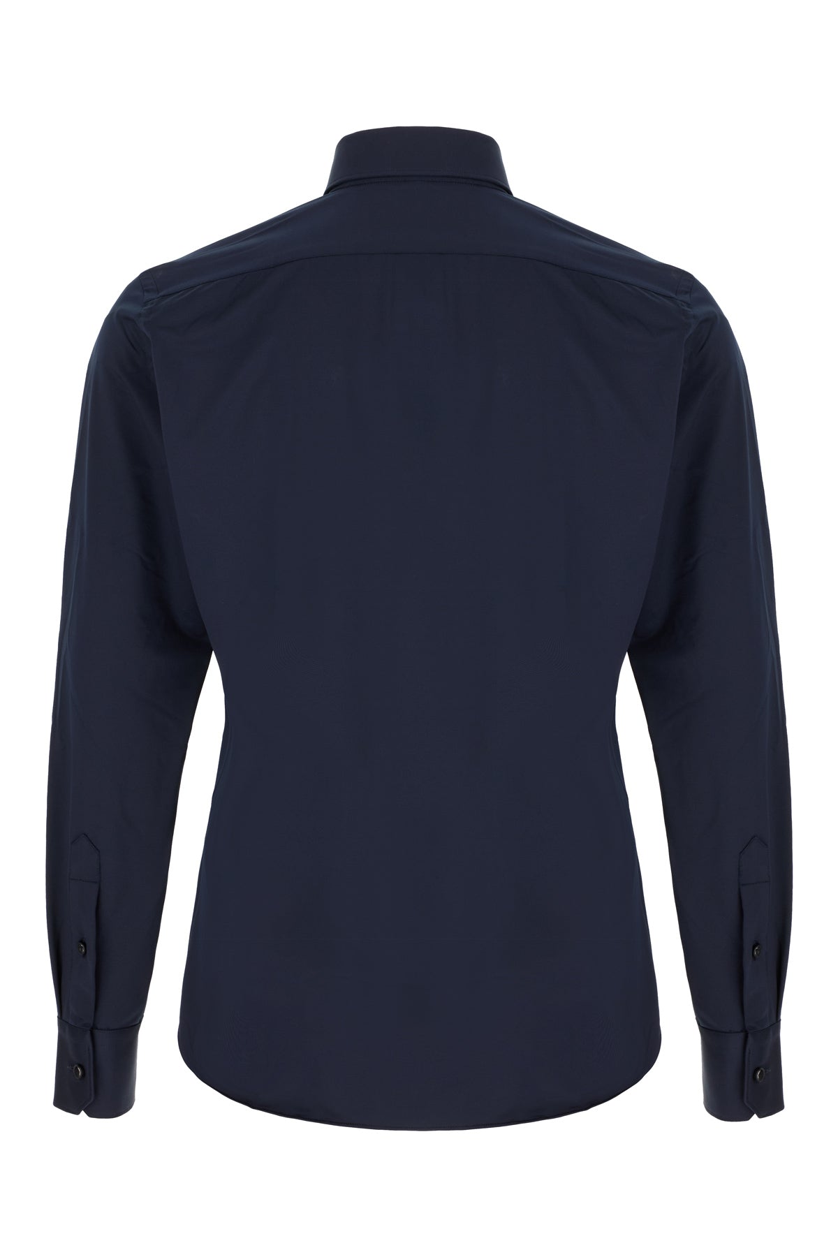 XACUS Camicia in nylon stretch blu navy, view 2