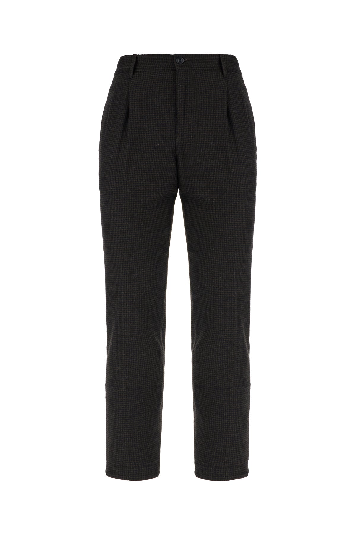 INCOTEX Pantalone in misto lana stretch ricamata