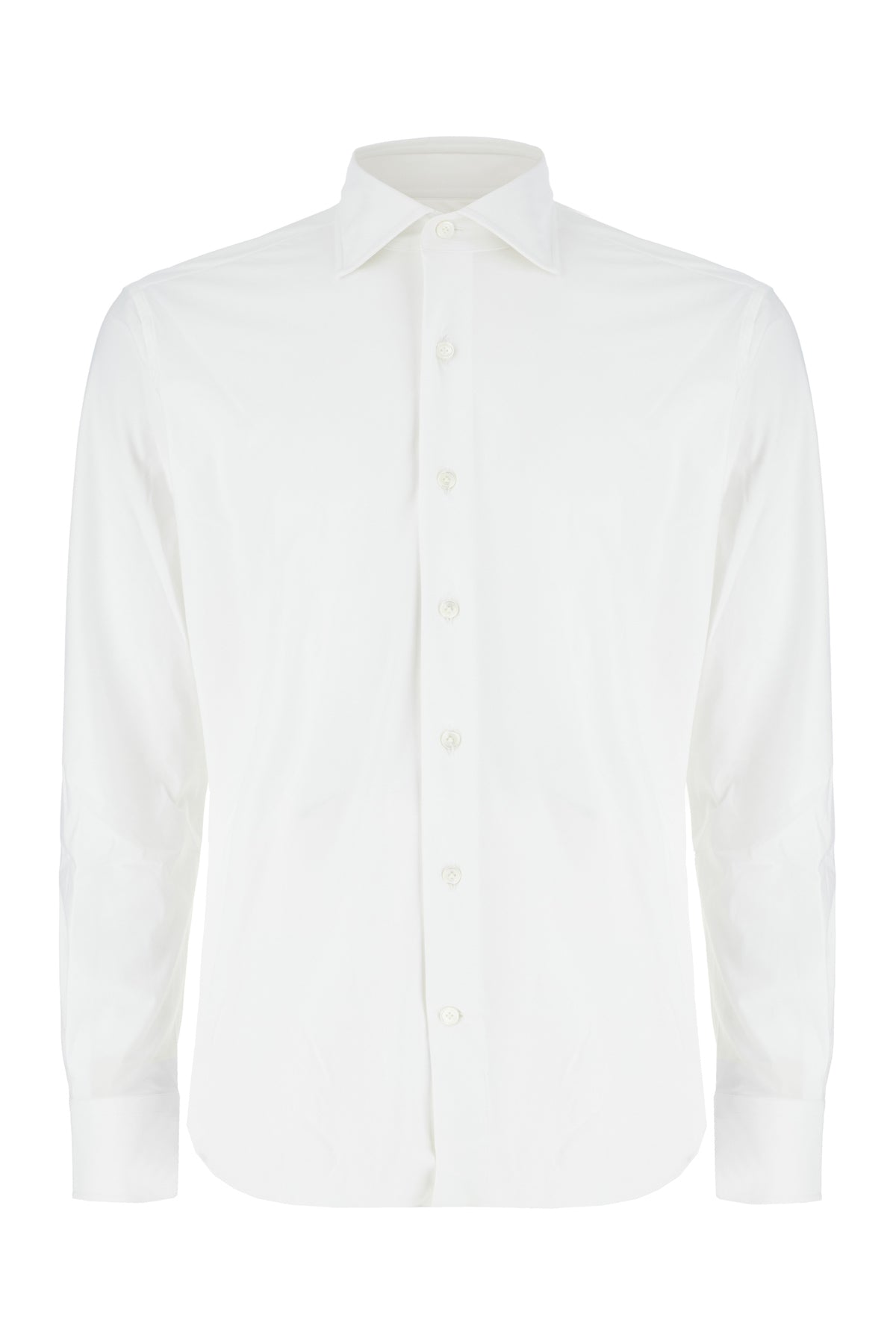 ALESSANDRO GHERARDI Camicia in nylon stretch bianco