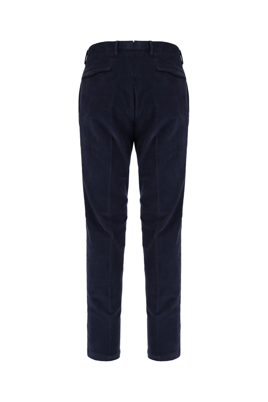 BRIGLIA Pantalone in cotone stretch blu notte, view 2