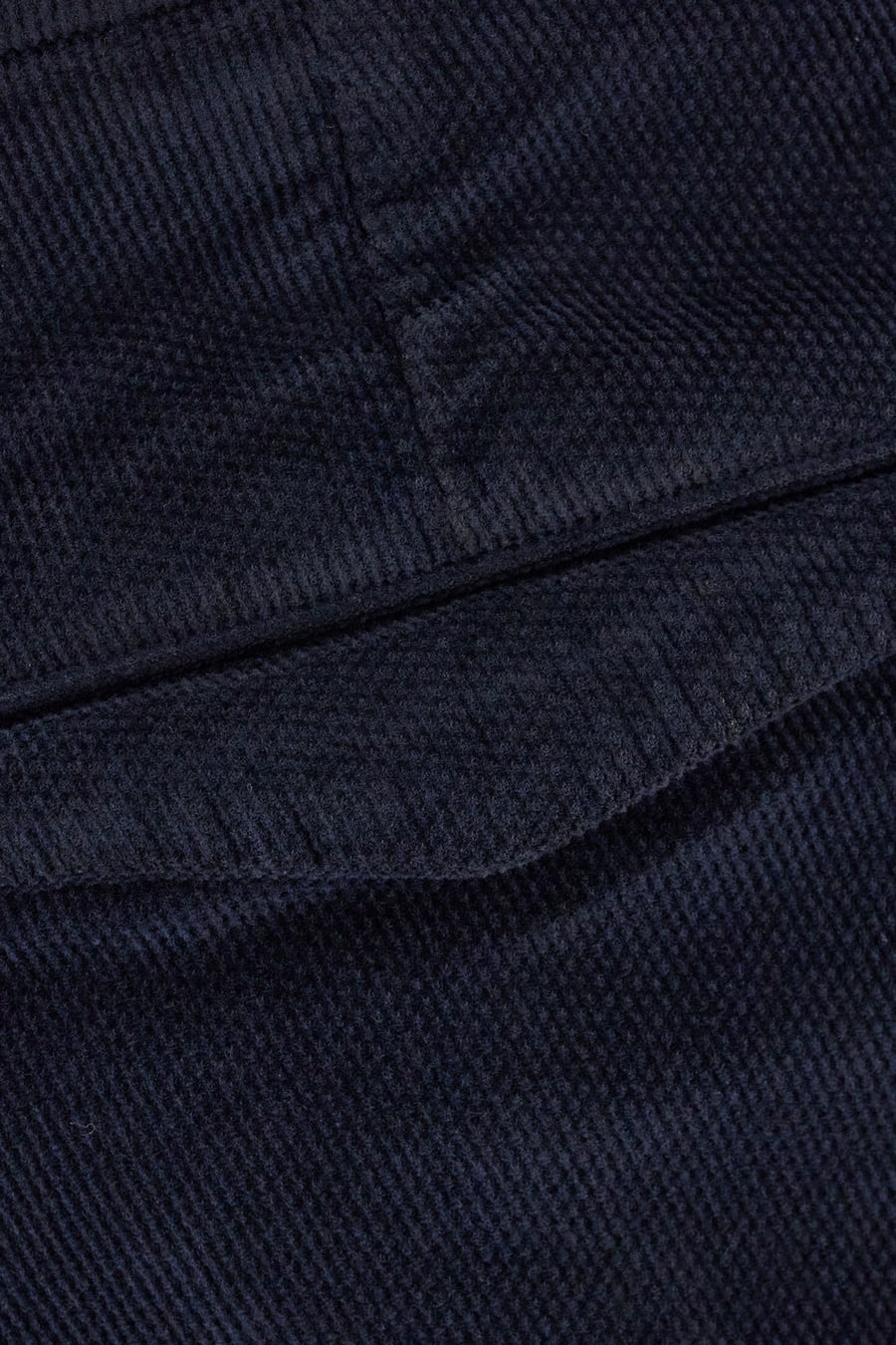BRIGLIA Pantalone in cotone stretch blu notte, view 3