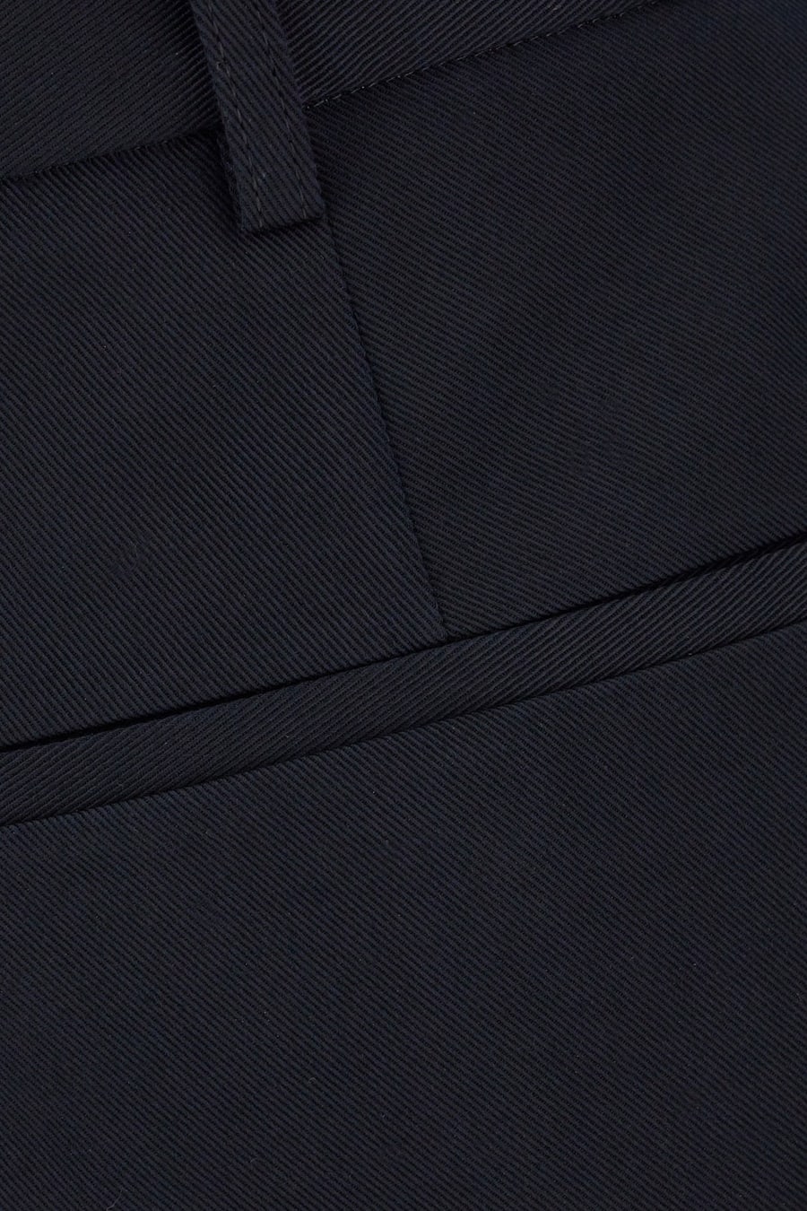 CELLAR DOOR Pantalone in cotone blu notte, view 3