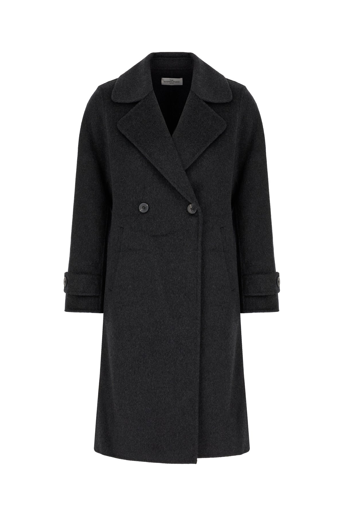 THE DYNAMIS STUDIO Cappotto in lana ardesia