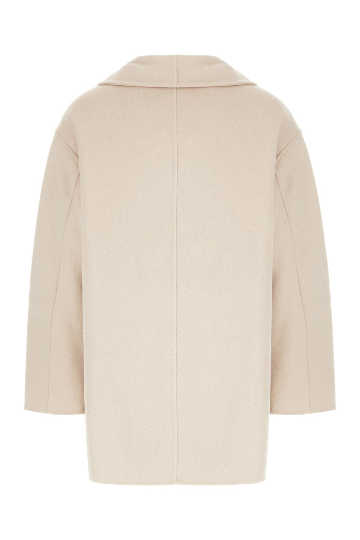 THE DYNAMIS STUDIO Cappotto in lana rosa pastello, view 2