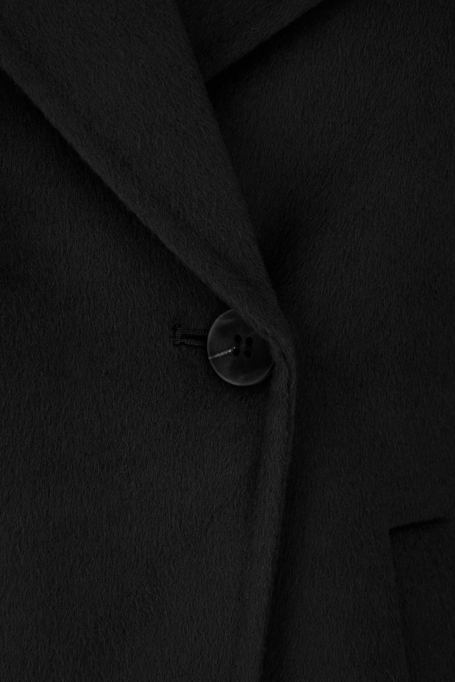 THE DYNAMIS STUDIO Cappotto in lana nera, view 3