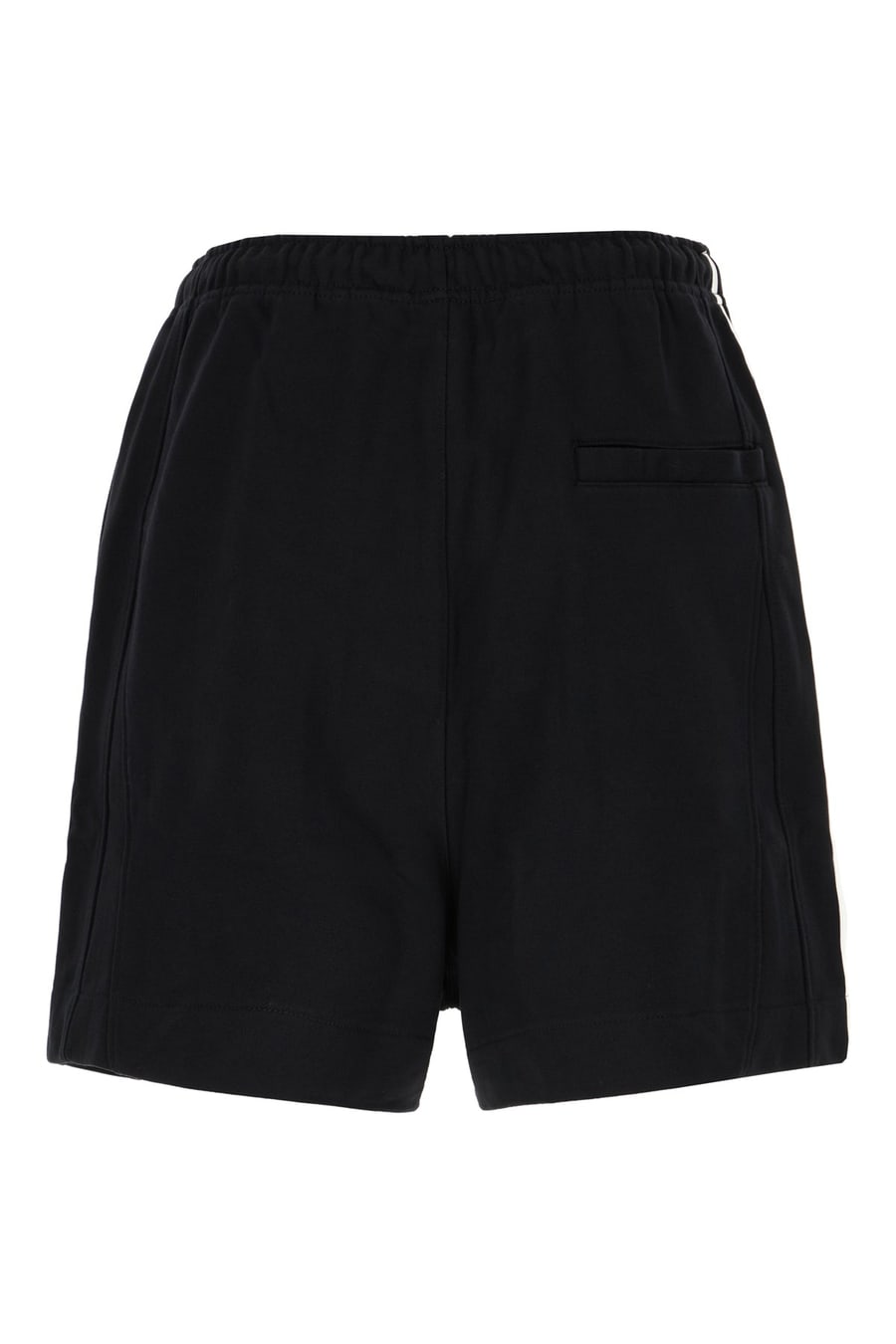 Y3 ADIDAS Bermuda in cotone nero, view 2