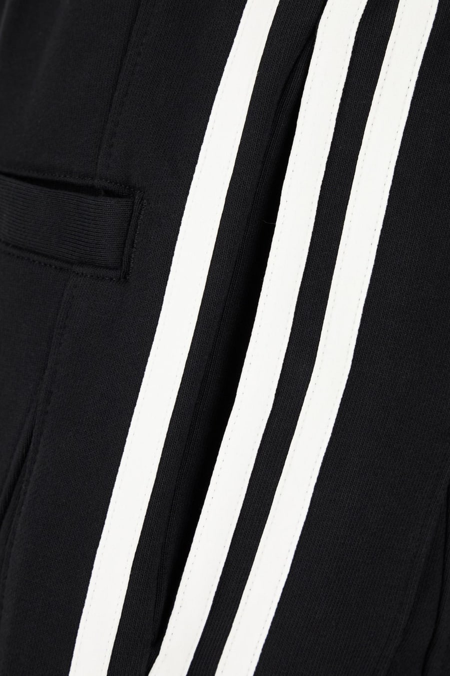 Y3 ADIDAS Bermuda in cotone nero, view 3