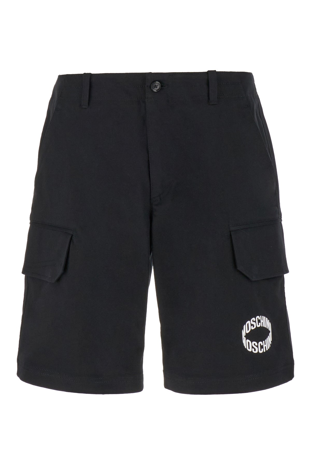 Moschino Bermuda in denim stretch nero