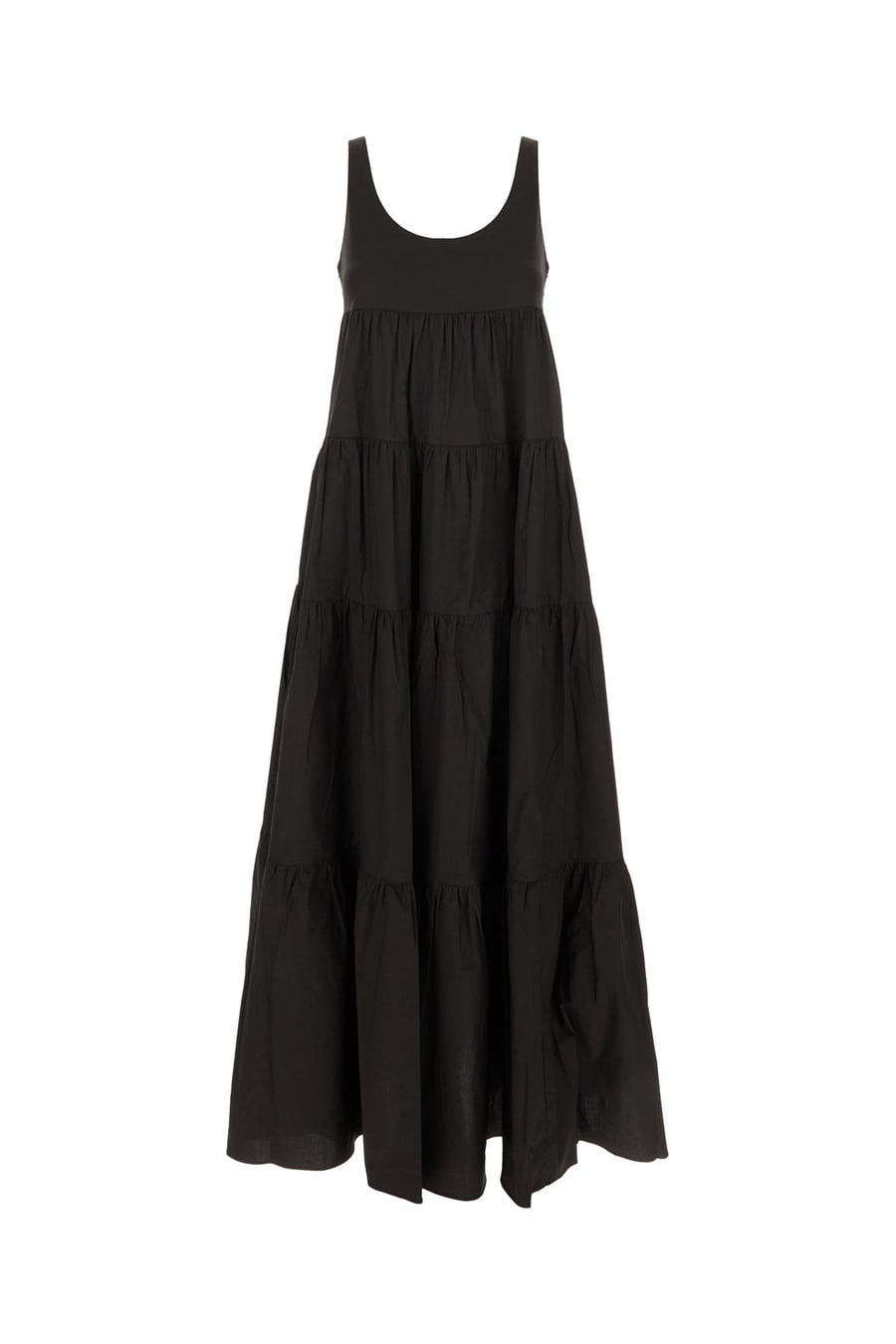 MICHAEL KORS Abito in cotone stretch nero