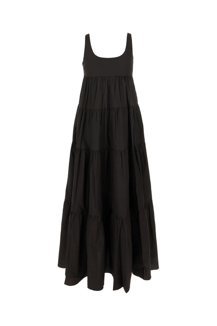 MICHAEL KORS Abito in cotone stretch nero, view 2