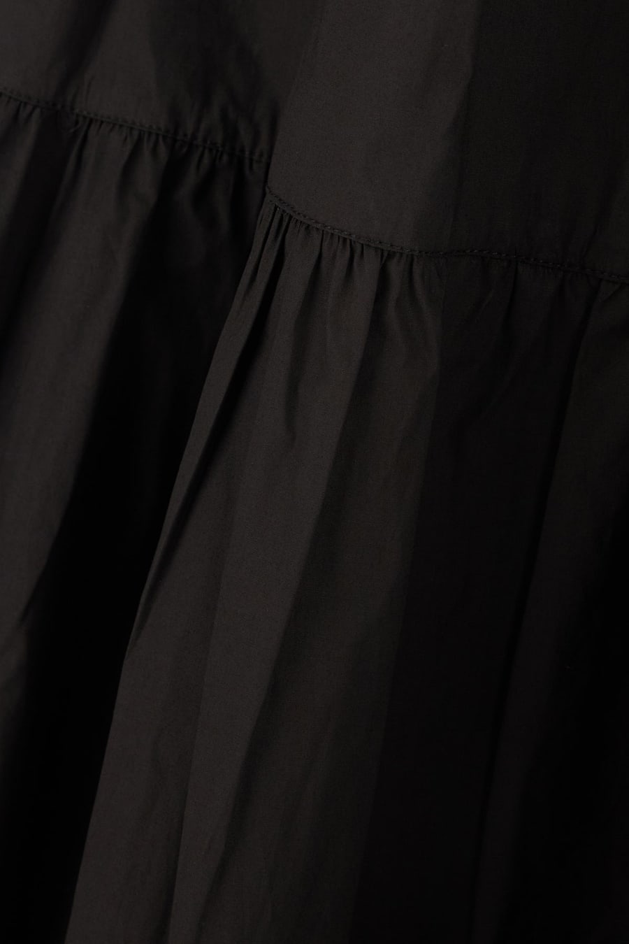 MICHAEL KORS Abito in cotone stretch nero, view 3