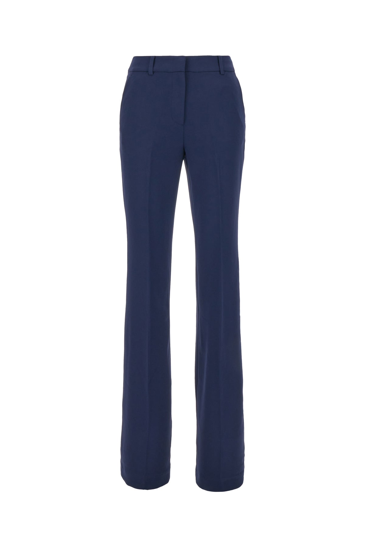 MICHAEL KORS Pantalone in misto triacetato blu navy